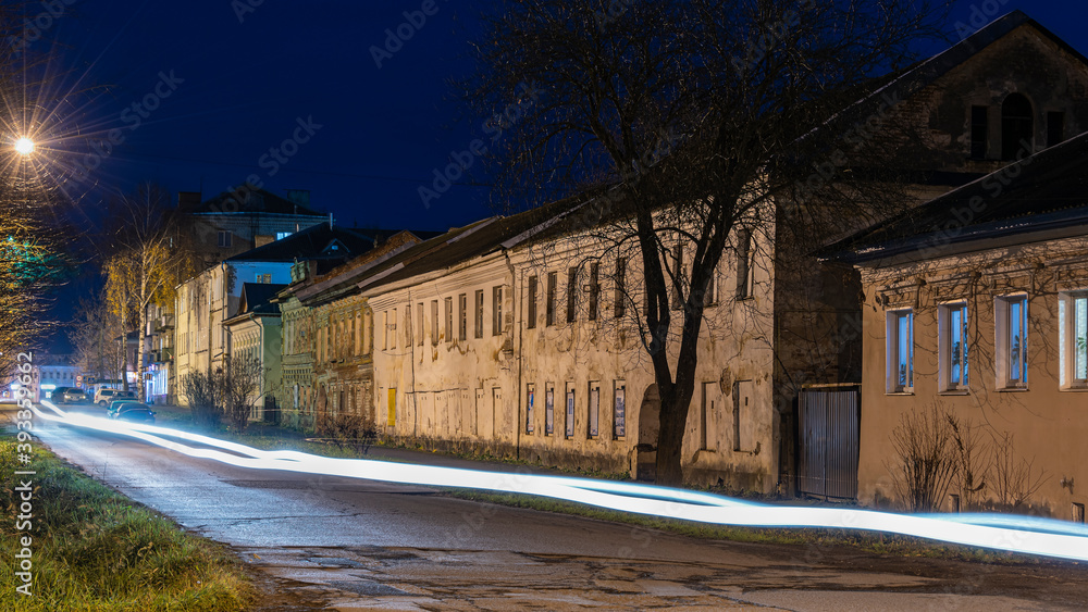 Little old street in a small ancient town