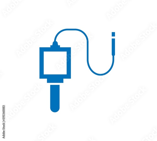 Borescope inspection camera. Modern digital compact endoscope