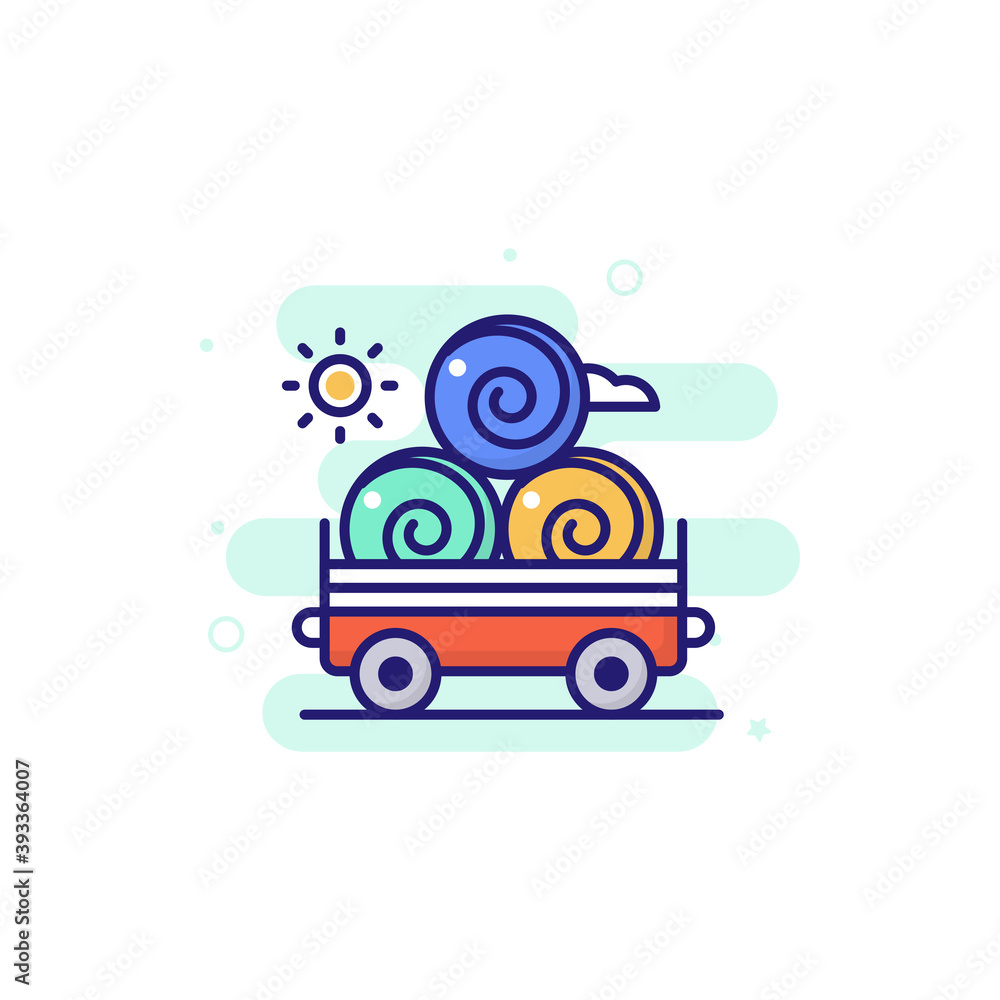 Crop illustration Outline Filled Style Icon. EPS File 10 Crop illustration Outline Filled Style Icon. EPS File 10