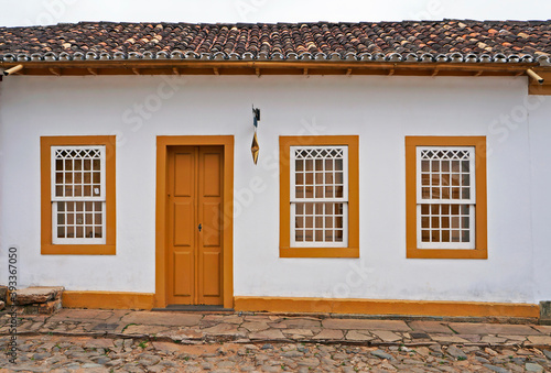 Colonial house in Tiradentes, Minas Gerais, Brazil  photo