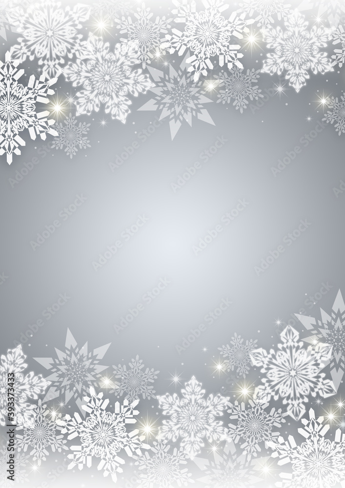 雪の結晶の背景