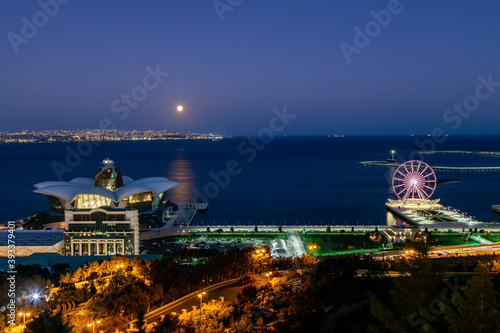 Baku city at night
