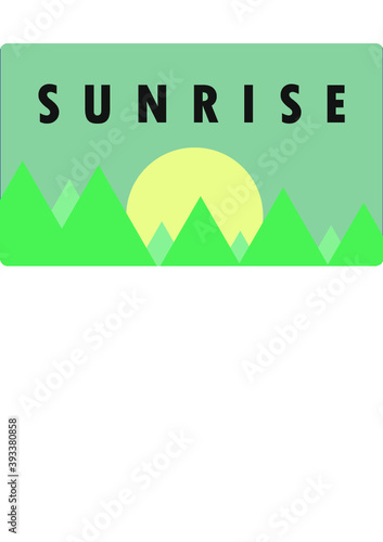 Vector sunrise 