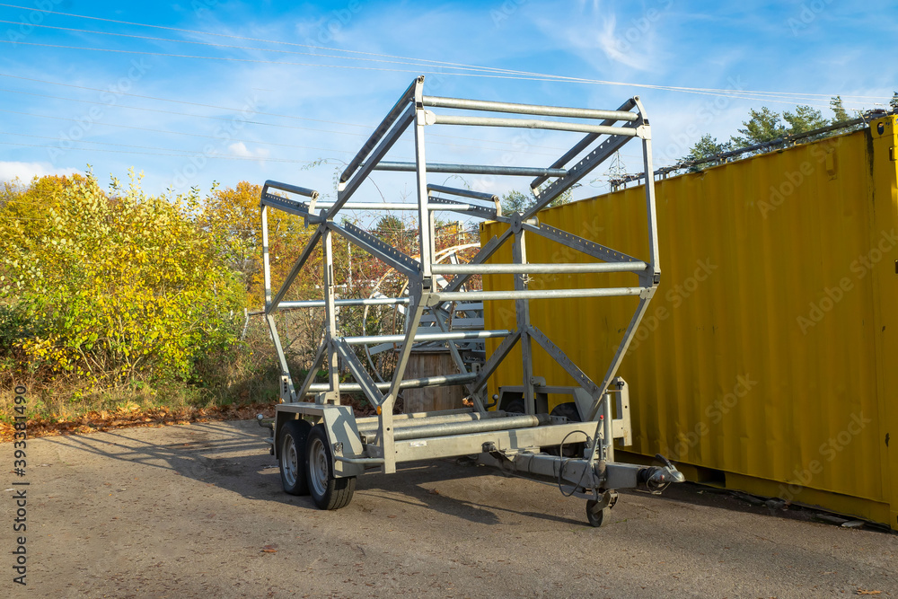Anhänger- Erdrollentransportanhänger