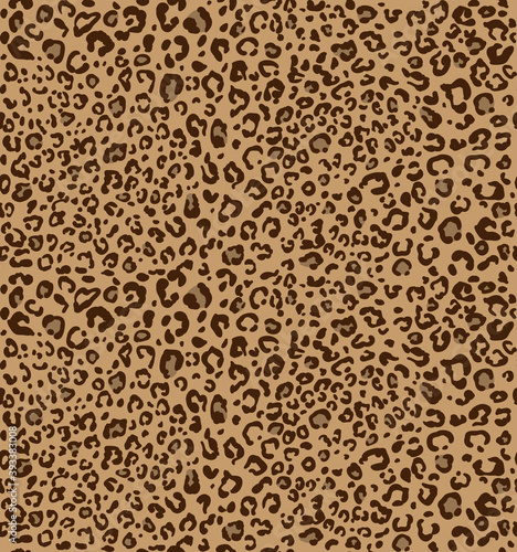 Modèle sans couture de texture de peau de léopard