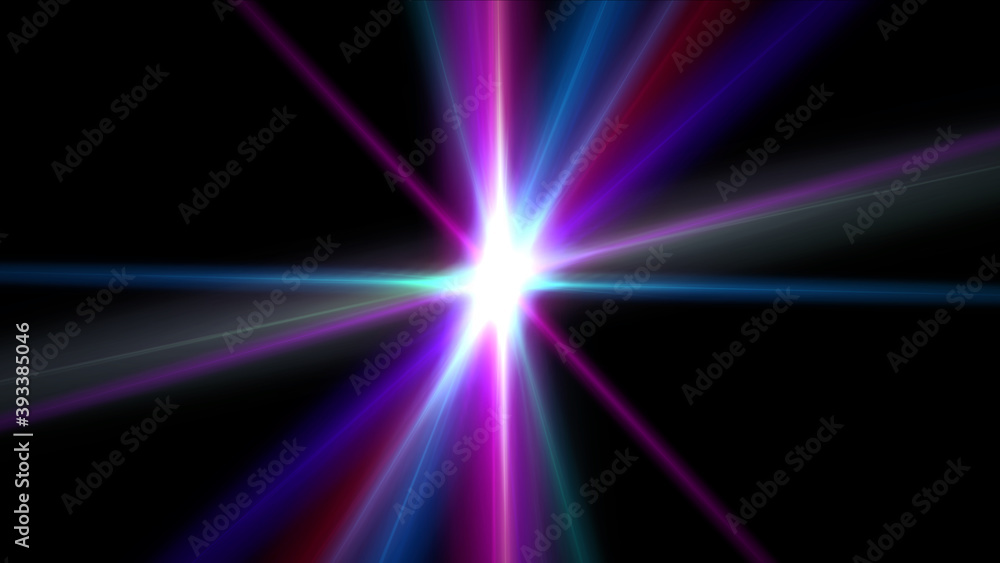 Obraz premium abstract star burst flash laser beam illustration