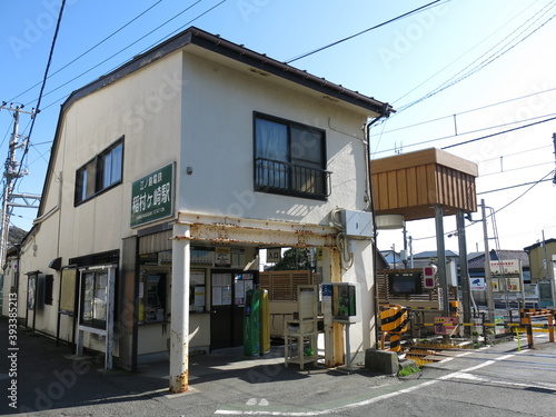 江ノ電の稲村ヶ崎駅　Inamuragasaki Station (Enoden Line) photo