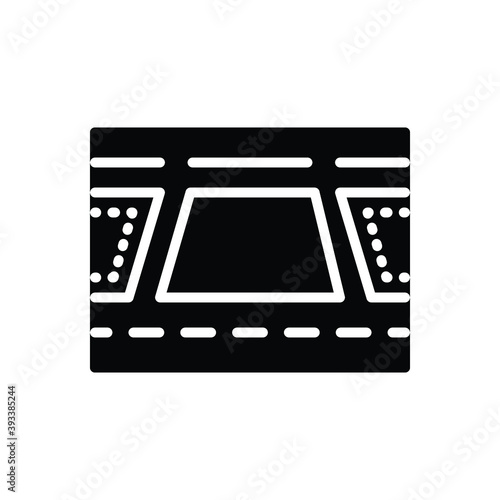 BLack solid icon for plot