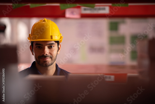Portrait of a foreman in an...