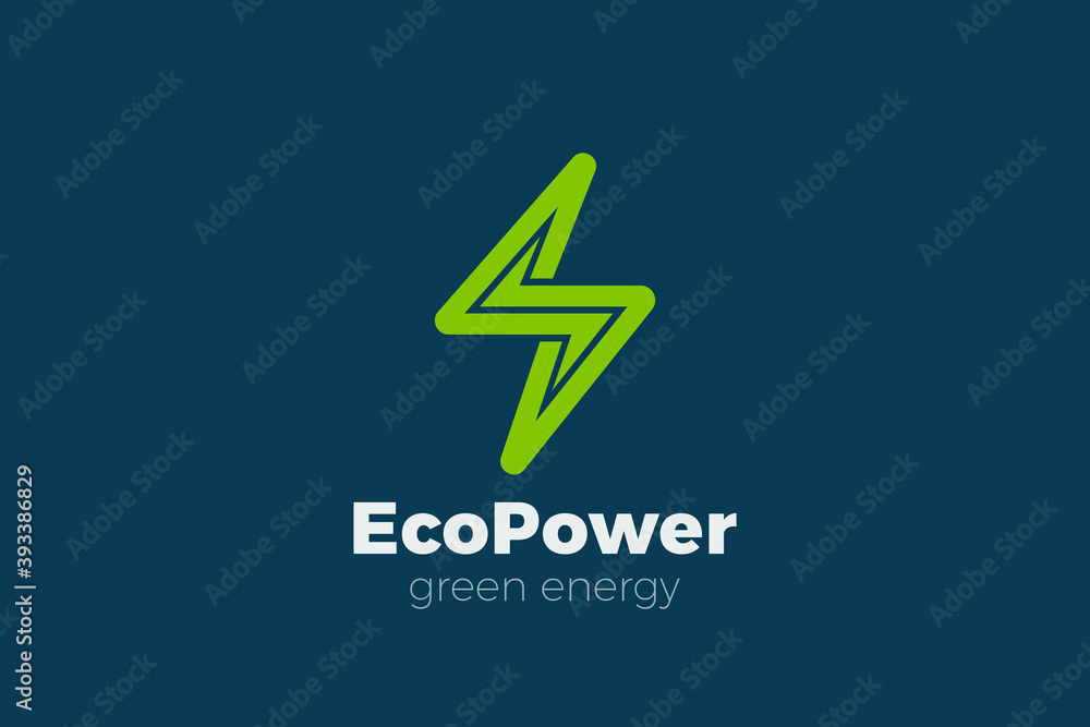 Green Energy Alternative Flash Logo Lightning Bolt design vector template. Green Energy Alternative Flash Logo Lightning Bolt design vector template.