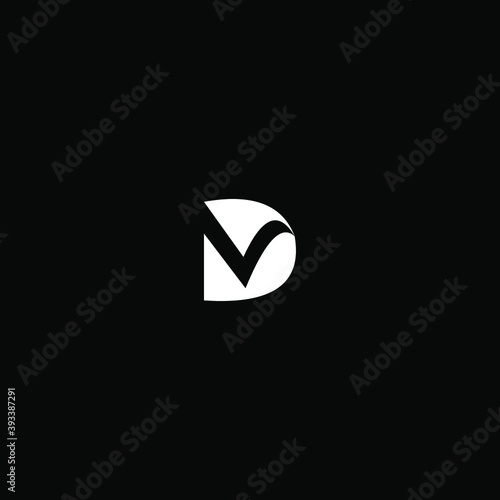 vd letter vector logo abstract photo