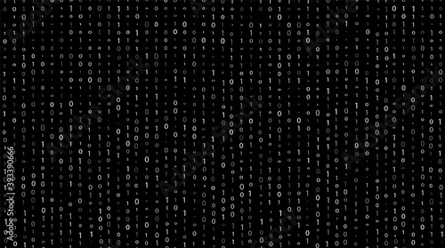 Matrix black background. Vector stock illustration for banner, card or poster