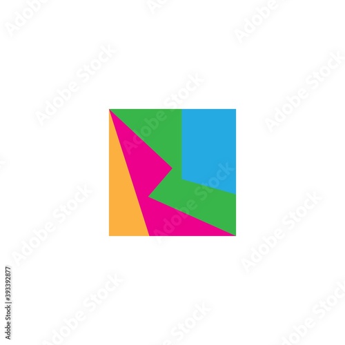 Abstract color cover background vector design
