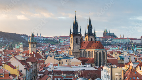 Prague Old Town Square and Church, Czech Republic