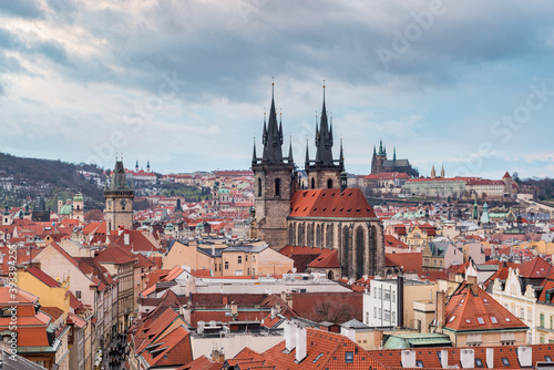 Prague Old Town Square and Church, Czech Republic