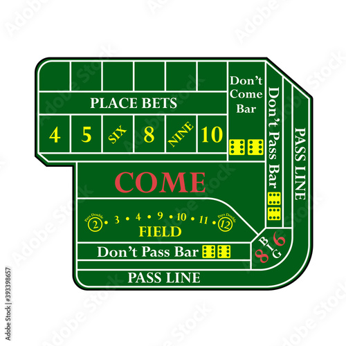 Craps Table Icon