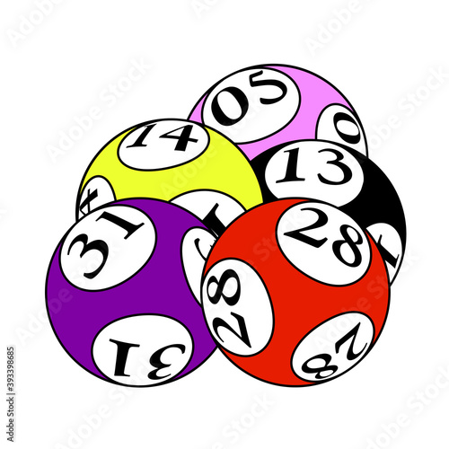 Lotto Balls Icon
