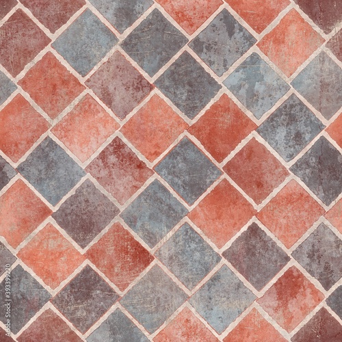 Mosaic tiles bitmap texture (for interior designers)