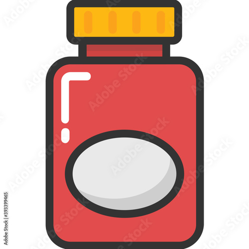 
Ketchup Vector Icon
