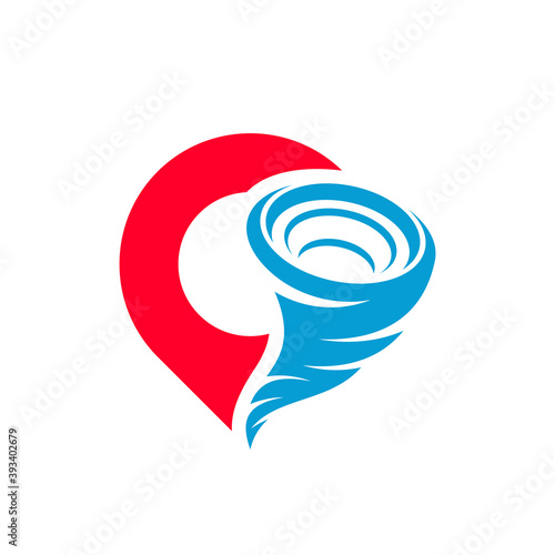 Point Tornado logo vector template, Creative Twister logo design concepts, icon symbol