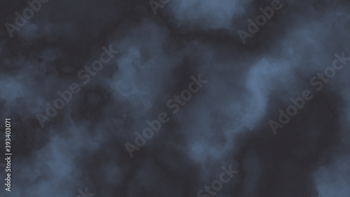 dark blue abstract acrylic background with brush strokes and splashes 