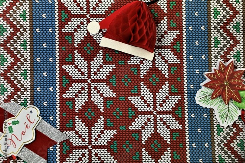 christmas background with snowflakes