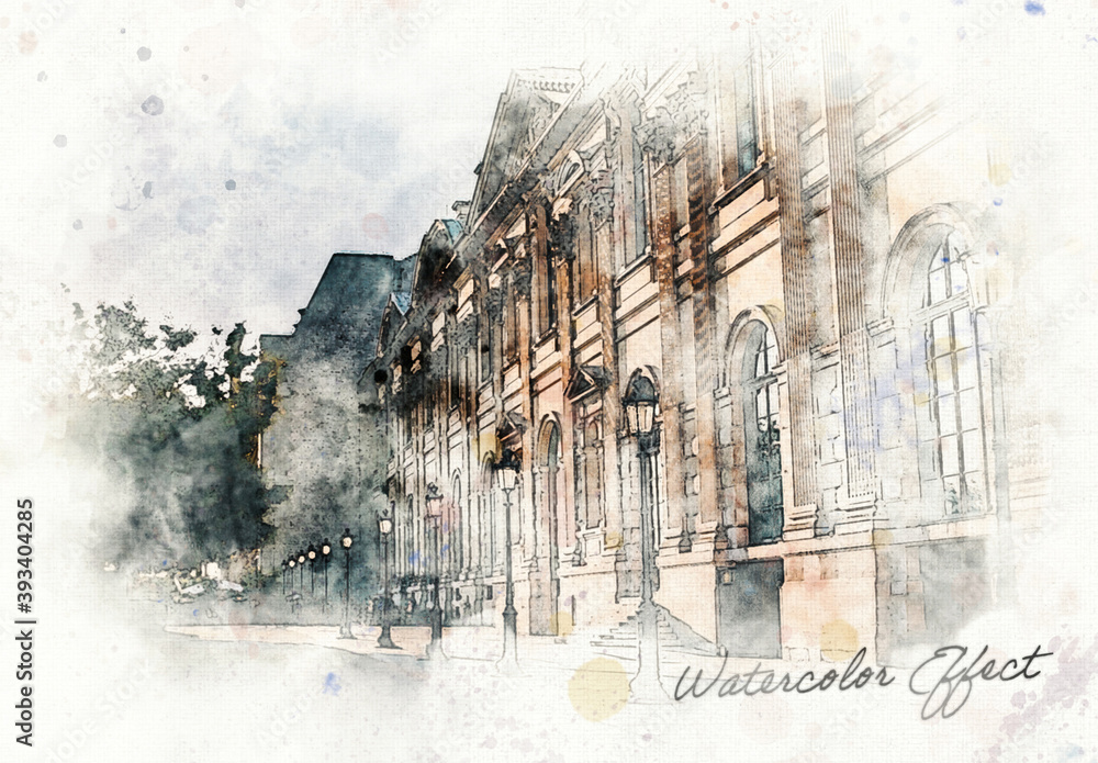 Watercolor Effect Stock Template | Adobe Stock