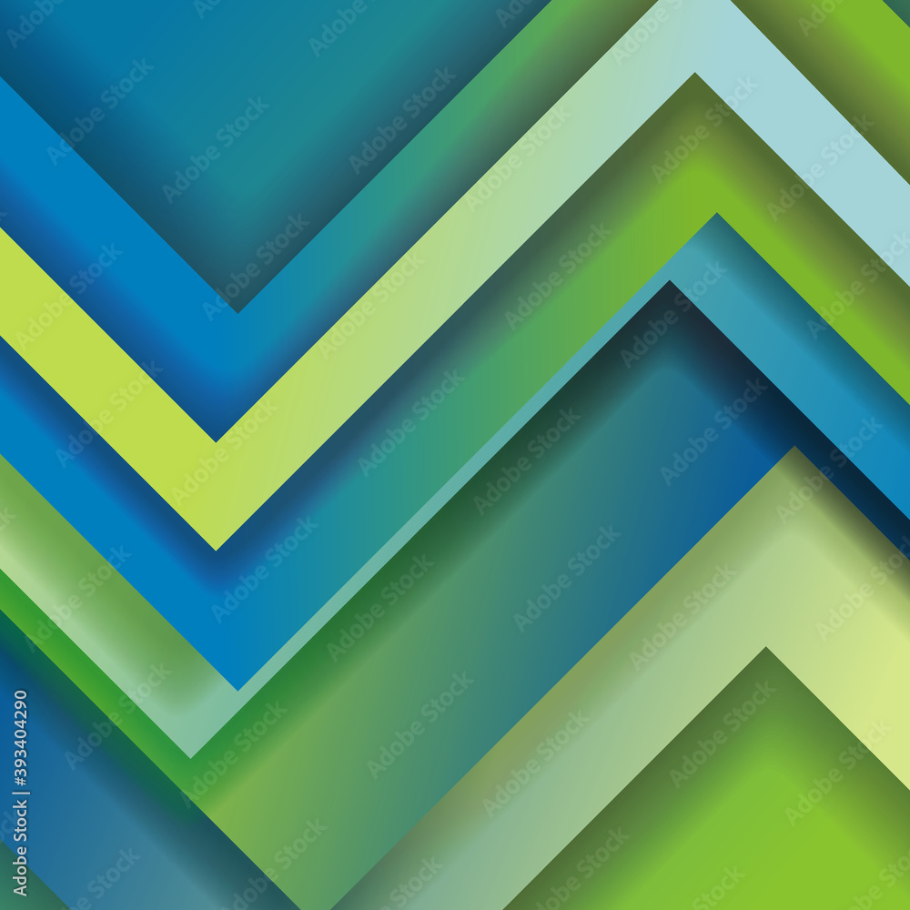 Abstract geometric background from transparent blue and green layers Abstract geometric background from transparent blue and green layers