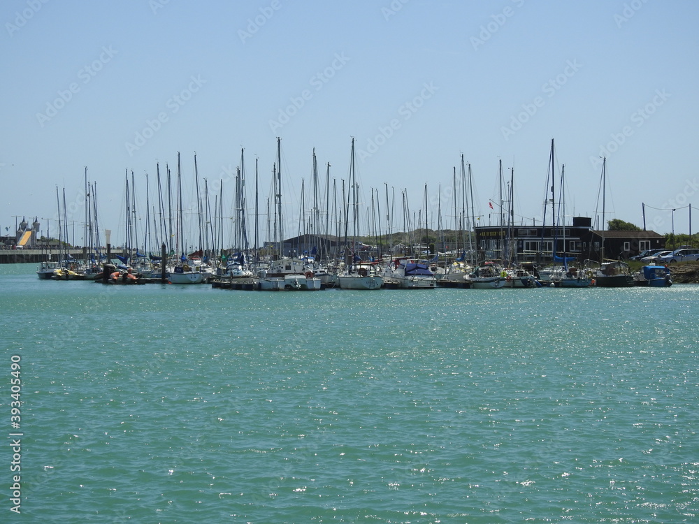 Marina with boats and yachts