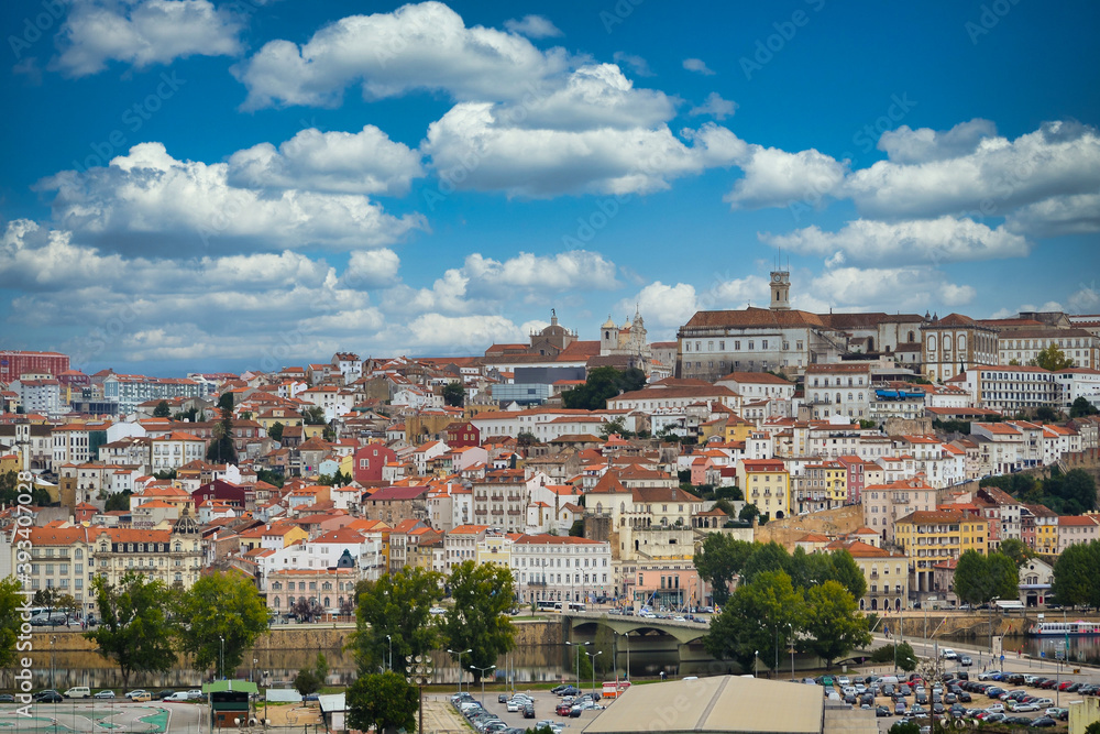 
Panorama of Coimbra city in Portugal.
