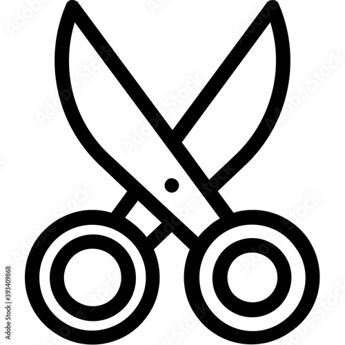 
A simple shear line vector icon 
