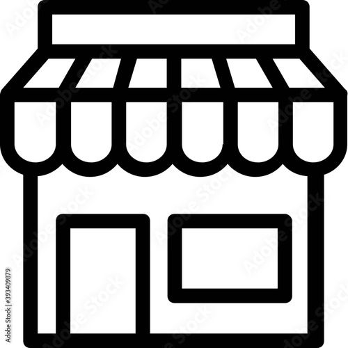 
Store. Street shop or marketplace 
