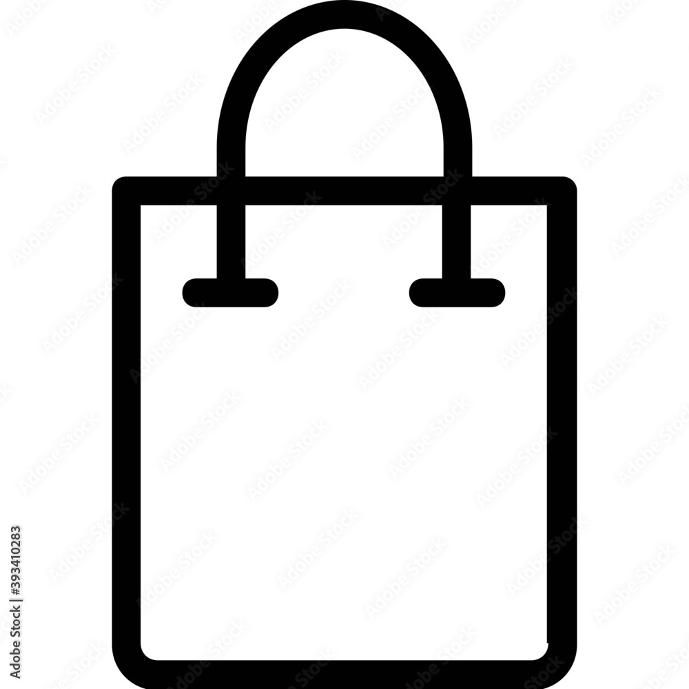 A paper bag, trapezoid shape
A paper bag, trapezoid shape