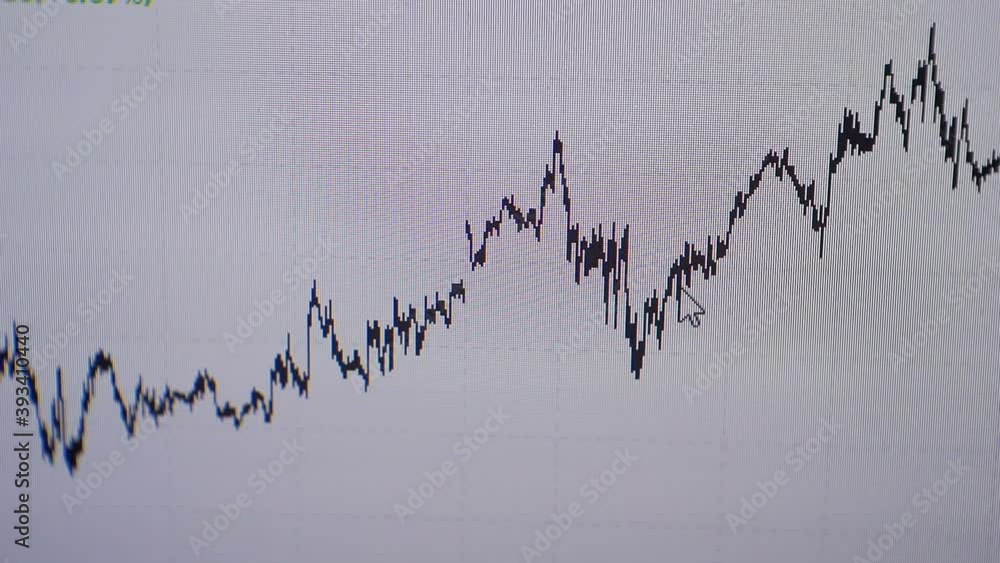 changing economic indicators are displayed on a computer monitor. changing economic indicators are displayed on a computer monitor.
