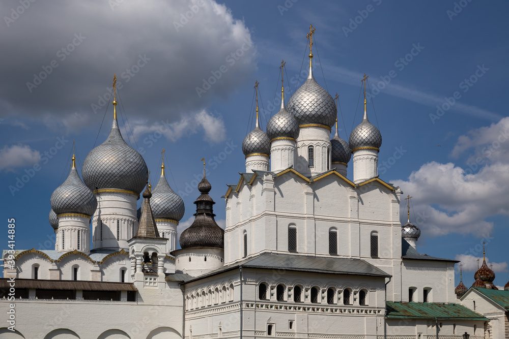 The domes of the Rostov Kremlin The domes of the Rostov Kremlin