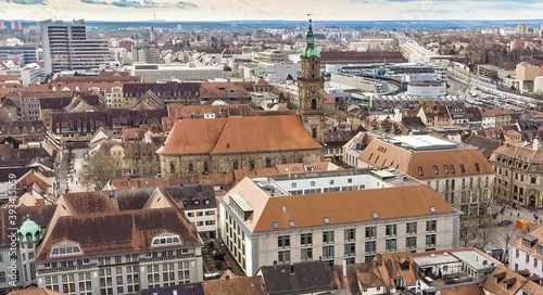 Fotografia aerial view Erlangen