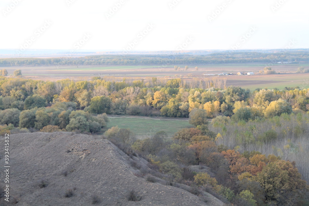 landscape with river and forest landscape with river and forest