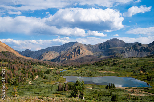 Wallpaper Mural lake and mountains with fall color Torontodigital.ca