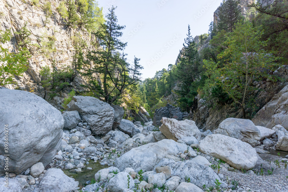 Beautiful nature landscapes in Turkey mountains. Lycian way is famous among hikers