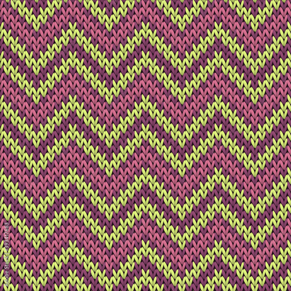 Natural chevron stripes knitted texture geometric 