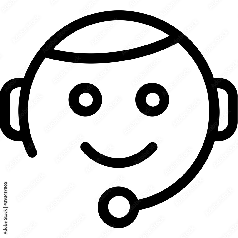Customer Service Line Vector Icon
Customer Service Line Vector Icon