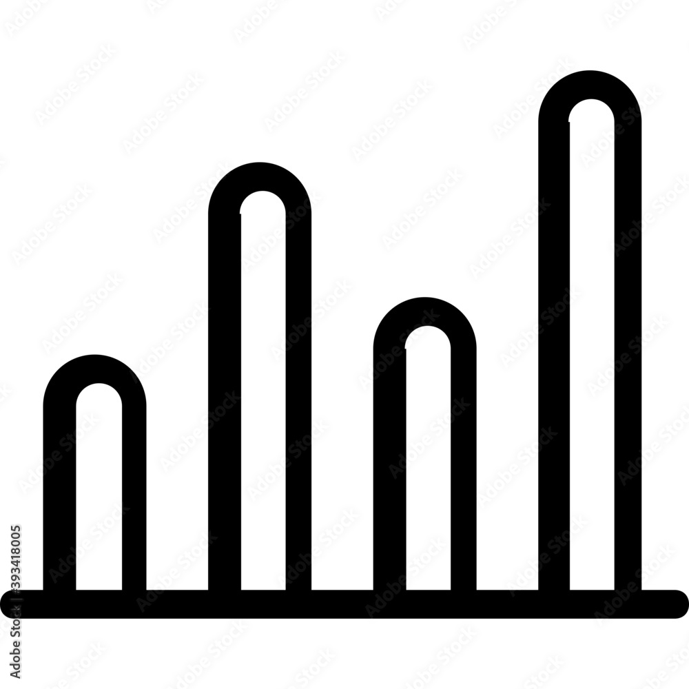 Bar Graph Line Vector Icon
Bar Graph Line Vector Icon