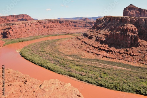 Colorado River Lookout, Potash Road, Utah, USA, September 2014 photo