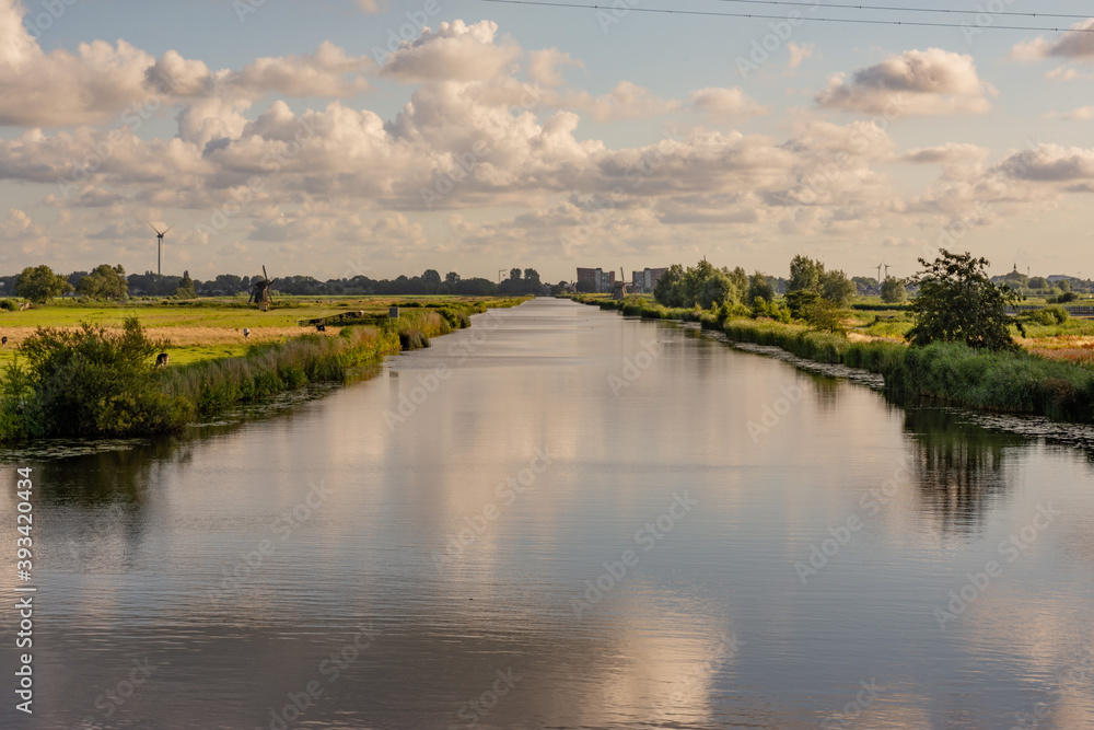 Dutch landscape with river