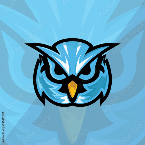 Owl Esport Logo, Suitable for Sport, Club, Team Logo On game Play, Bird Icon illustration design vector