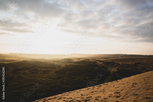 Sonnenaufgang   ber Landschaft