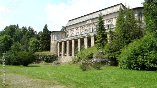 Wallpaper Mural View of the historic White House building in the village of Vysne Ruzbachy Torontodigital.ca