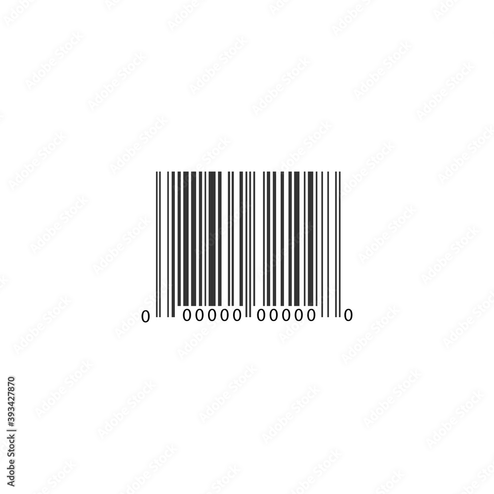 Barcode icon. Vector illustration.