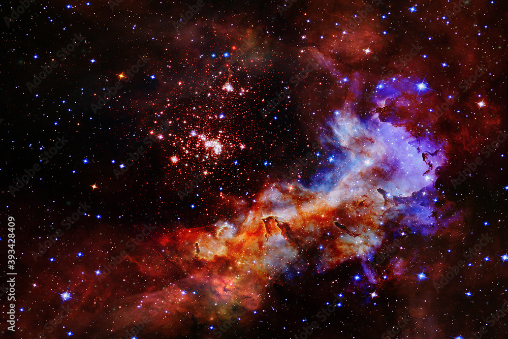 Fototapeta premium Space and galaxy. The elements of this image furnished by NASA.