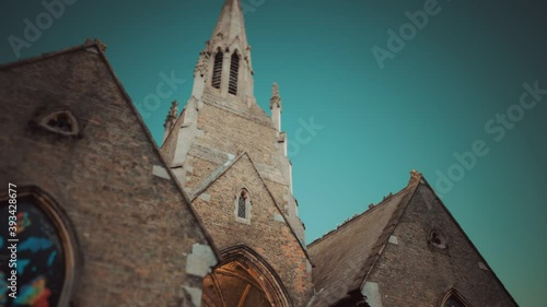 old holbeach cemetry stone chapel photo